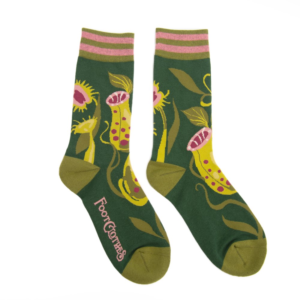 Footclothes - Pitcher Plant Sokken - Groen